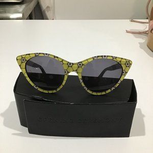 Opening Ceremony Yellow Cat eye sunglasses